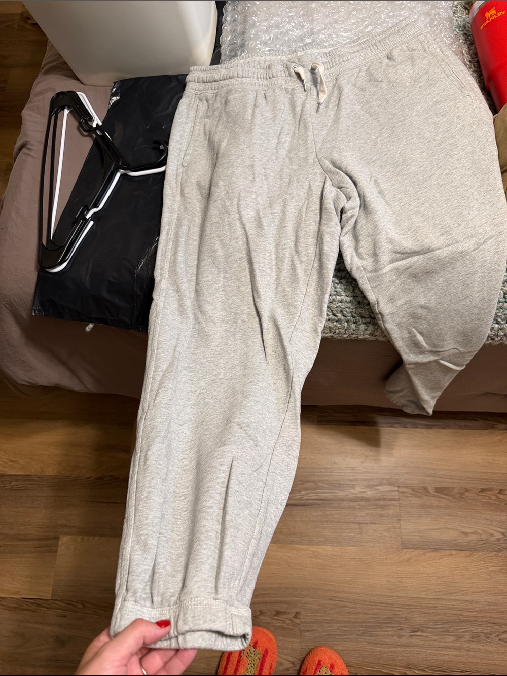 aerie Light Gray Women’s Drawstring Joggers